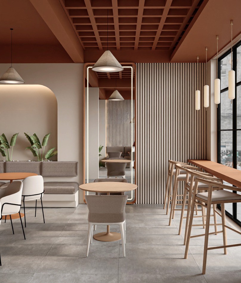 Modern commercial interior